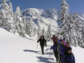 Snowshoeing holiday in Chamonix
